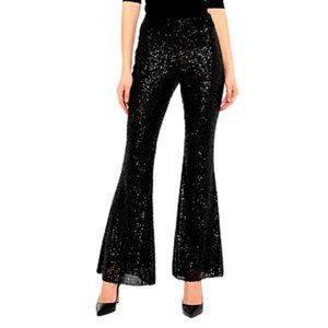 Flattering Sequin Flared Made in Italy